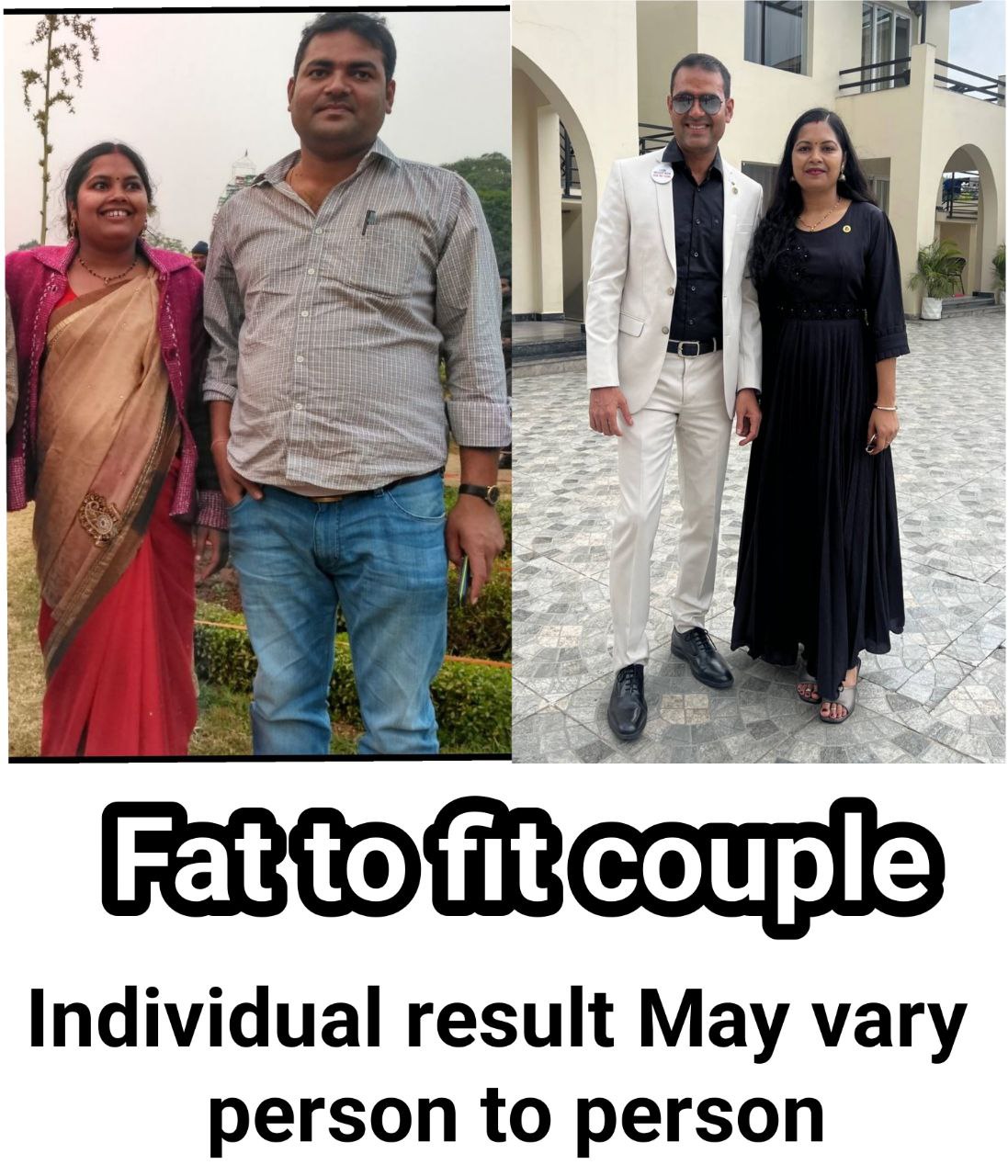 Fat to Fit Couple - Before and After Transformation